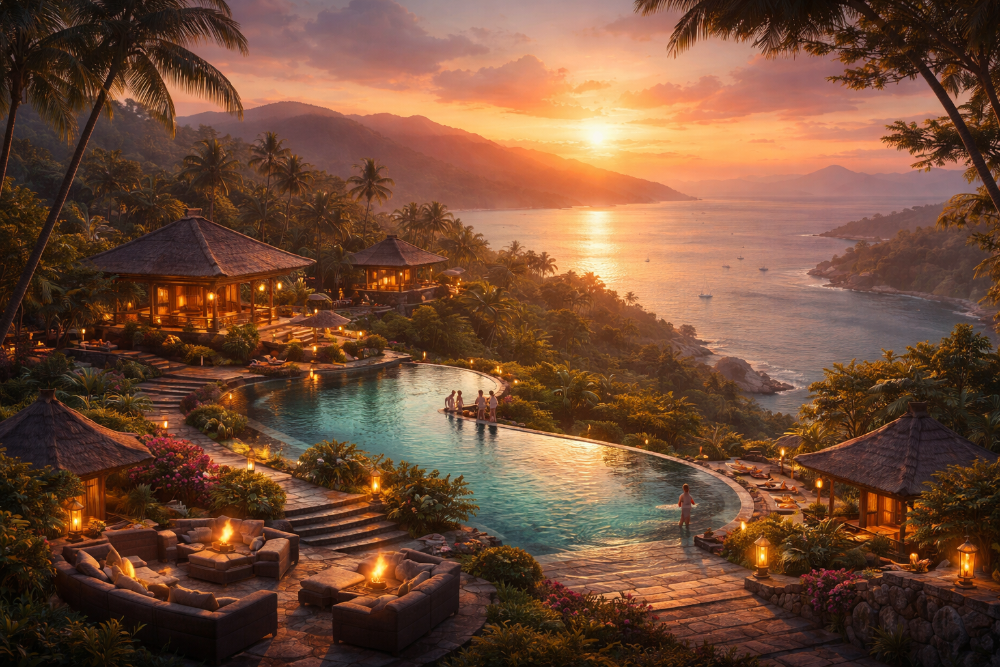 Esai reflektif tentang psikologi uang, keberuntungan, dan risiko dalam industri hospitality dengan perspektif filsafat Jawa dan global wisdom.